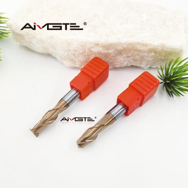 6mm 2 Flute TiSiN Coated Carbide End Mill For Steel High Speed CNC Milling Cutter For Hardened Steel Alloys