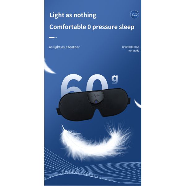 Wireless 3D Eye Massager with Multiple Massage Modes and Electric Heating for Eye Stress Relief