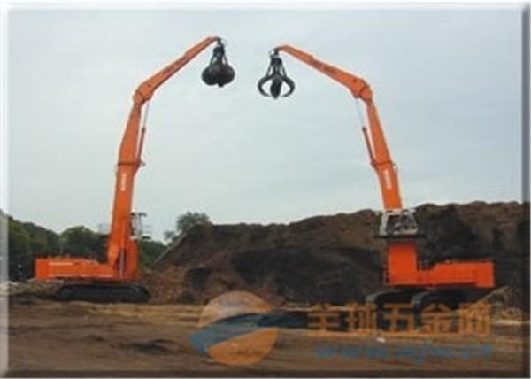 Earthmoving Hydraulic Orange Peel Grab Doubl Shell CAT Excavator Attachments