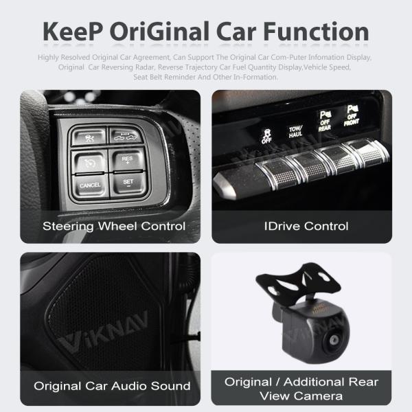 Блок андроида 11 главный на автомобильный радиоприемник Ram 20-23 доджа экран касания 11,8 дюймов