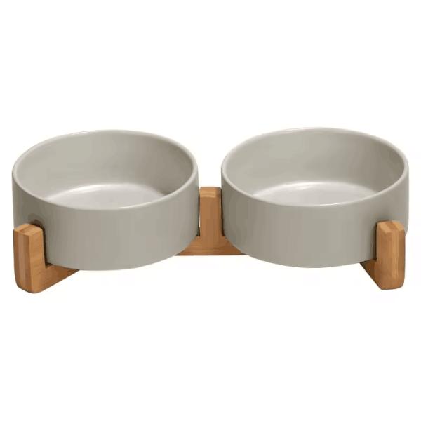 Conjunto de aguas de comida y agua para gatos y perros pequeños