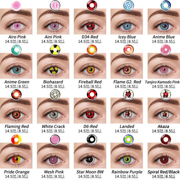 KSSEYE Crazy Halloween Contact Lens For Party Scary Eyes Contact Lenses