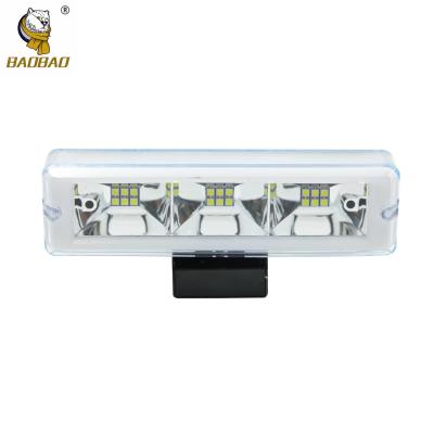 9 LED Branco Cor Alto Brilhante Metal Universal Auto LED Barra de Luz de Trabalho