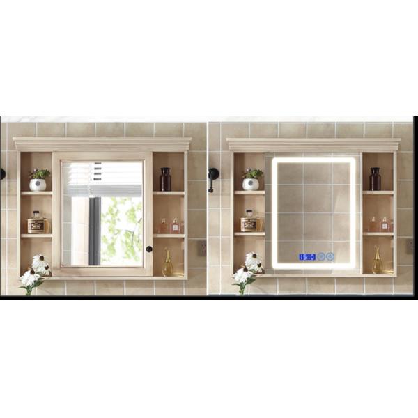 1.3m mirror Solid Wood Bathroom Vanity Ready Made SGS Sink Cabinets
