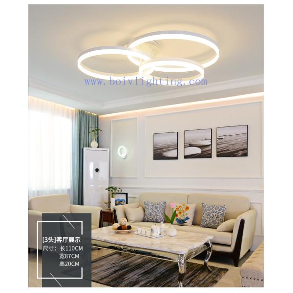 LED Lights Lamp Circle Rings Simple Style Romantic Ceiling Lighting For Wedding Hall Decoration
