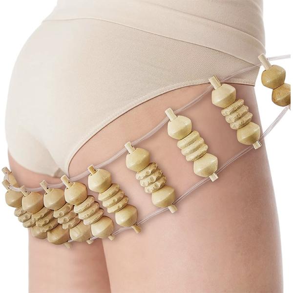 Other Safety Standard Wood Back Massage Roller Rope for Pain Relief and Relaxation