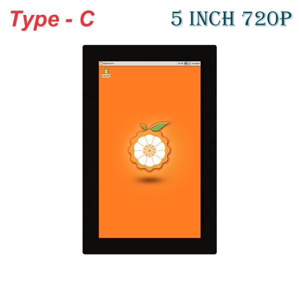5-дюймовый TFT LCD дисплейный модуль с PCBA, интерфейс типа C, разрешение 720X1280
