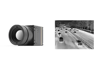 Uncooled Thermal Camera Core Longwave FPA 400x300 / 17μm VOx