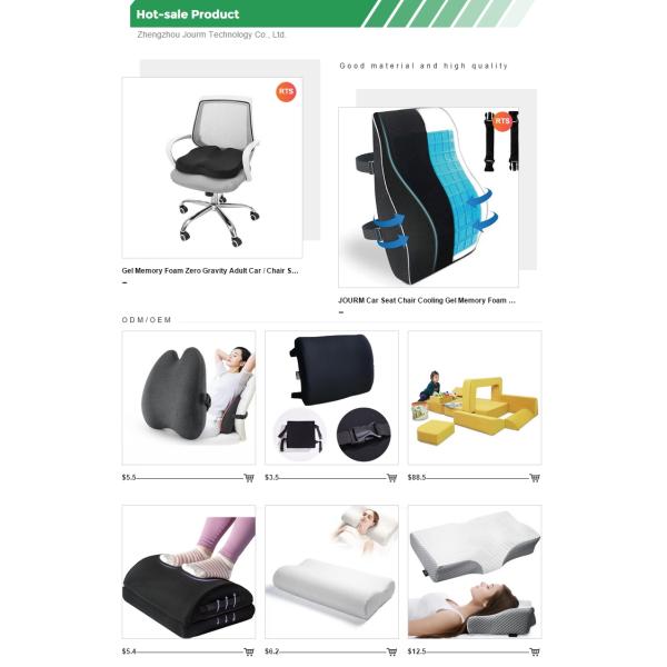 Home Decor Sofa Cushion JOURM Memory U Shape Neck Pillow for Comfortable Car Headrest