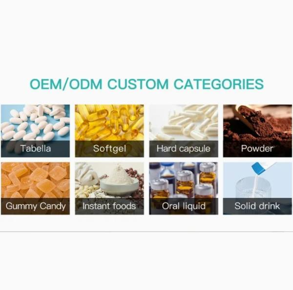 OEM / ODM Vegan Glutathione Skin Whitening Pills Vitamin C Collagen Capsules