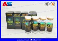 Pharmaceutical Peptide Sarms Paper Vial Packaging Box Hologram Logo UV Coating 10ml bottle labels