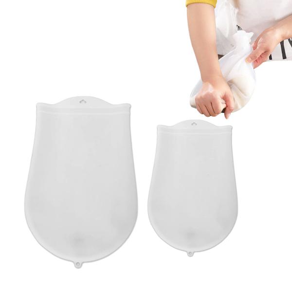 Passoire pliable épaissie de silicone, tamis pliant de silicone de FDA avec la poignée