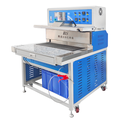 Two Stations Liquid PVC Baking Oven For PVC Rubber Label Keychain Patch Making