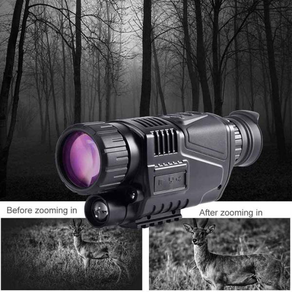 5x40mm Military Night Vision Monoculars With 8x Digital Camera
