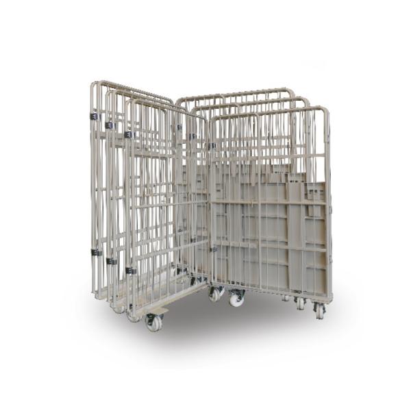 Torin Dz268 High Quality Foldable Storage Container With Wheels, Storage Cart, Metal Wire Mesh Container