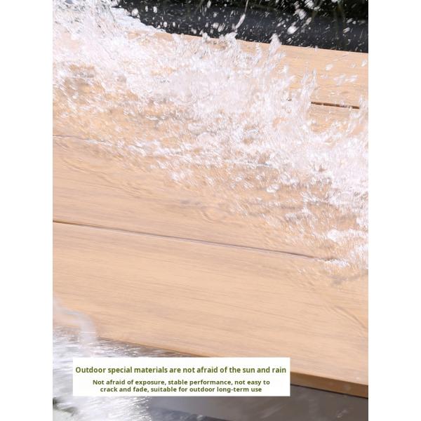 OEM Outdoor Aluminium Garden Dining Set With UV Resistant Material