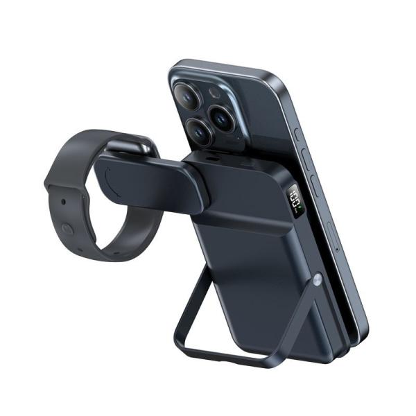 Magsafe Magnetic 3 In 1 Wireless Charger Portable Folding For Travel