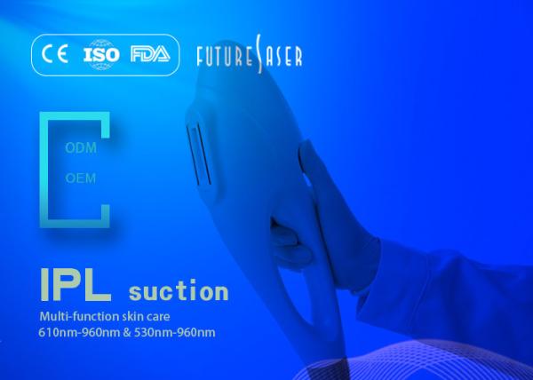 Double Handles Ipl Laser Hair Removal Device , Portable Laser Hair Removal Machine