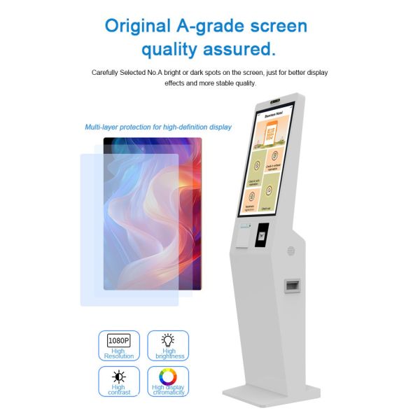23.6 inch Windows Automated Queue Management System Hospital Triage And Queuing Kiosk for Bank/hospital