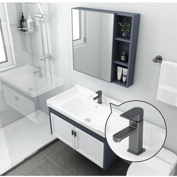 Стена зеркала шкафов раковины европейского стиля белая повиснула тщету bathroom блоков шкафа современную