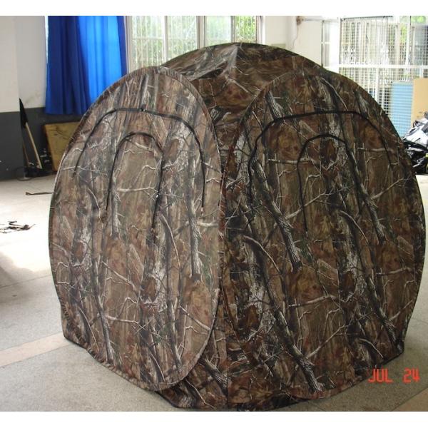 Camouflage Waterproof PU Coated 150D Polyester Outdoor Camping Tents 147*147*165CM