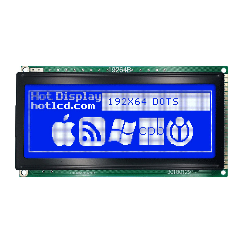 дисплей модуля 192X64 KS0108 графический LCD с белизной освещает HTM19264B контржурным светом