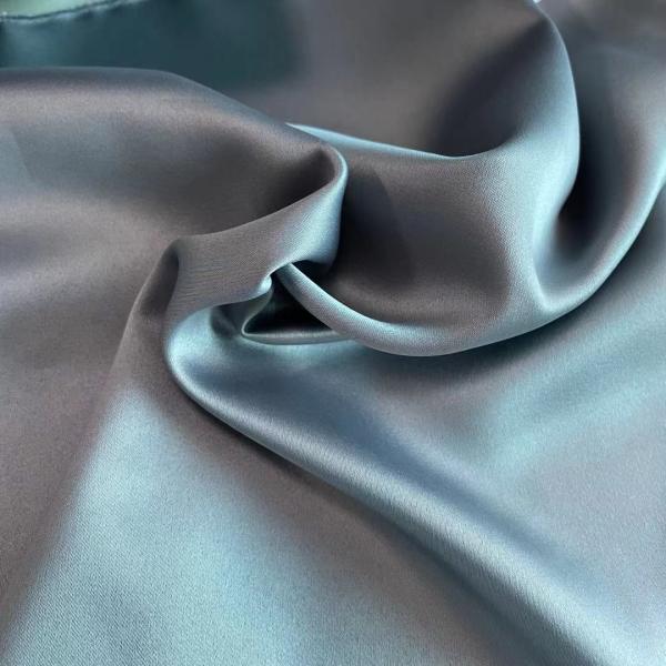 silk like stretch Satin 50D*75D with spandex polyester recycled fabric