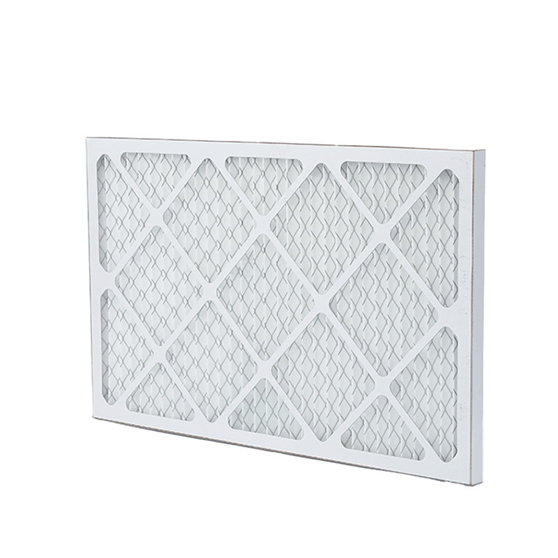 Customized cardboard frame Pleated Furnace Filter for Hvac air Filter