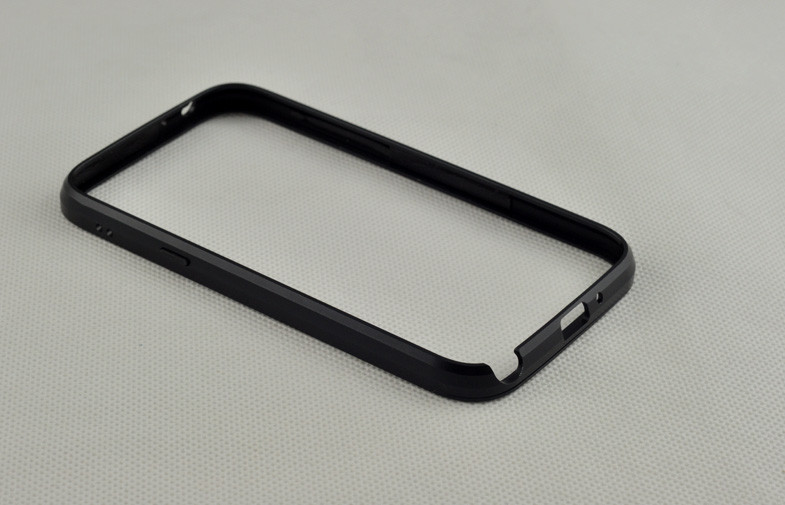Black Lightweight Aluminum Bumper Case Metal Frame For Samsung N7100