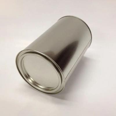Matched Handle / Lid Iron Metal Paint Can For Seeds With Printing
