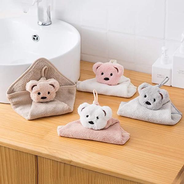 21cmx40cm Hanging Hand Kids Microfiber Towel