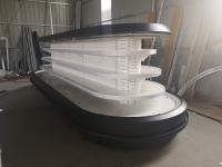 Refrigerador oval do especialista das técnicas mercantís da ilha com o controlador de temperatura de Digitas
