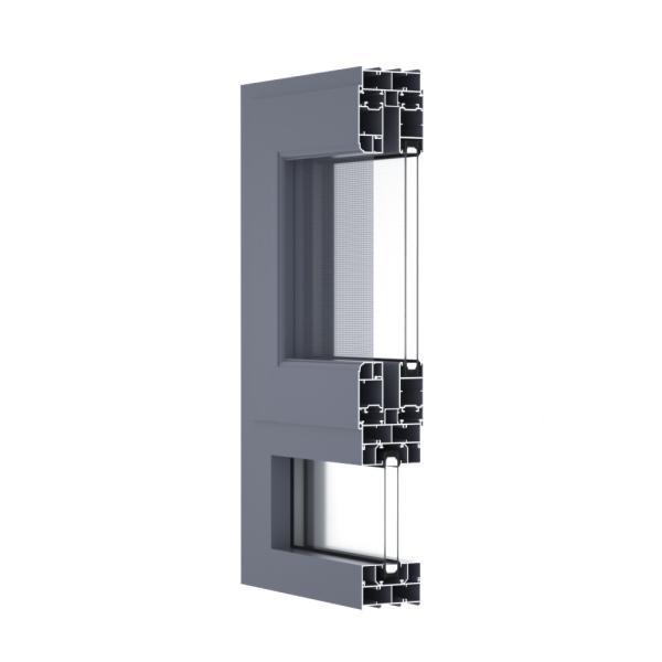 2.0mm 3.0mm Aluminium Extruded Profile Aluminum Glass Door Frame