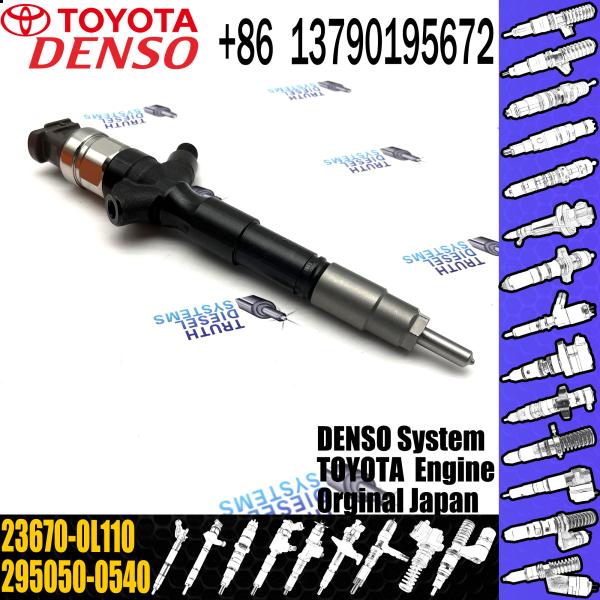 injetor de combustível comum do trilho do injetor de combustível FTV de 236700L110 TOYOTA 2.5L