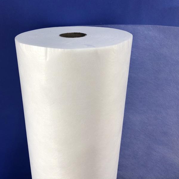 Cor branca de grande resistência e véu fireresistant da fibra de vidro usado para telhas do tapete