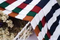 Tissu tricoté rayé résistant à l'usure pour T-shirt