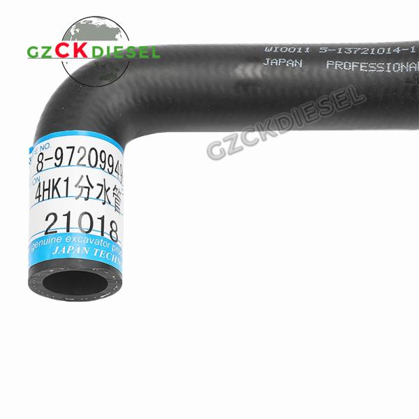 8972099490 Rubber Water Pipe 8-97209949-0 Thermostat Hose For Isuzu 4HF1 4HG1 Engine