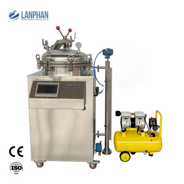 Industrial 100L Capacity Autoclave Sterilizer with Steam & Water Bath for High Pressure Sterilization