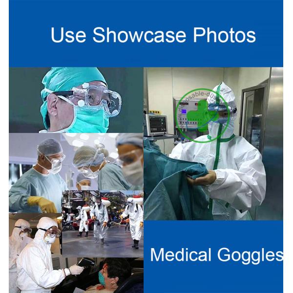 Closed Medical Safety Goggles Anti Splash Anti Fog Goggles Uv Protection