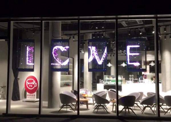 High Density LED Display Transparent LED Video Wall Easy Hanging Installation