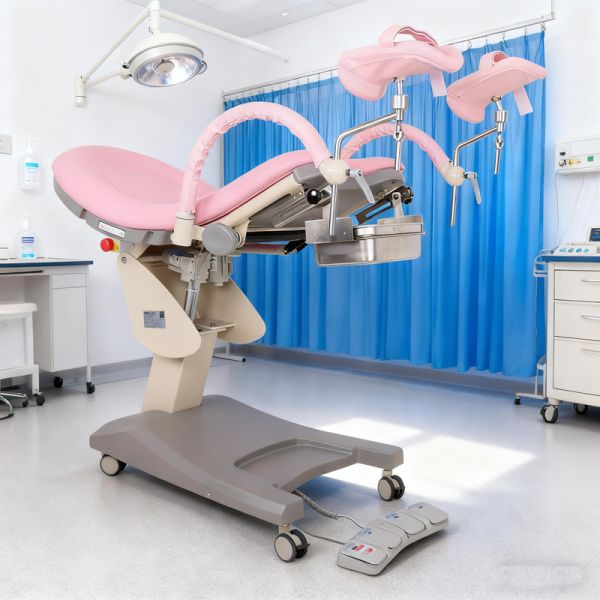 ADA Compliant Power OB/GYN Examination Couch (Hi-Lo Lift)