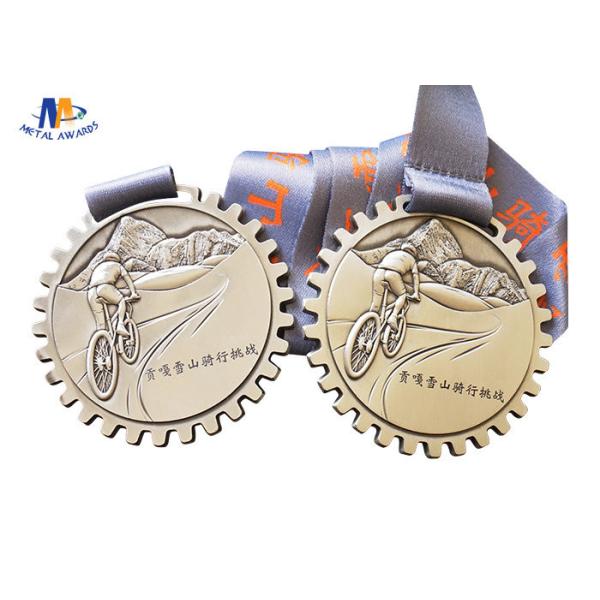 3D Effect Antique Finishing 70mm Stock Medals