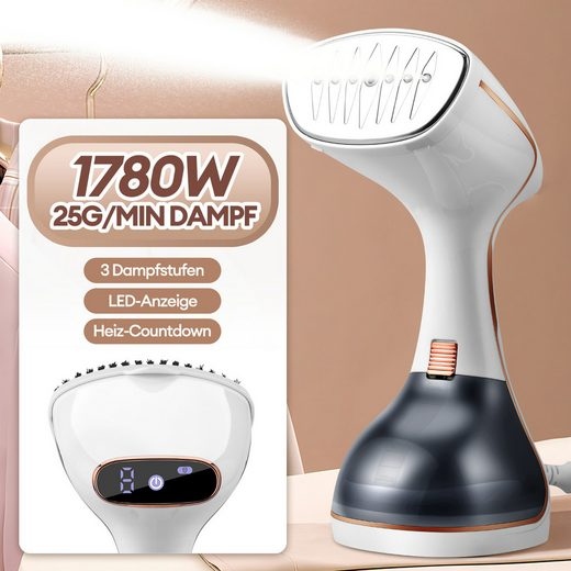 Household Electric Portable Vertical Steamer 3.2L Quick Heat Ironing Clothes for Car & Outdoor Use Travel