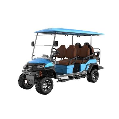 2 4 6 Seat Lifted Electric Golf Cart with DOT EEC Certification and Long-lasting Lithium Battery