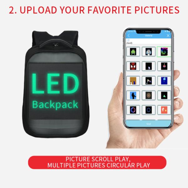 Soft Handle LED Display Backpack Your Perfect Companion for Outdoor Advertising