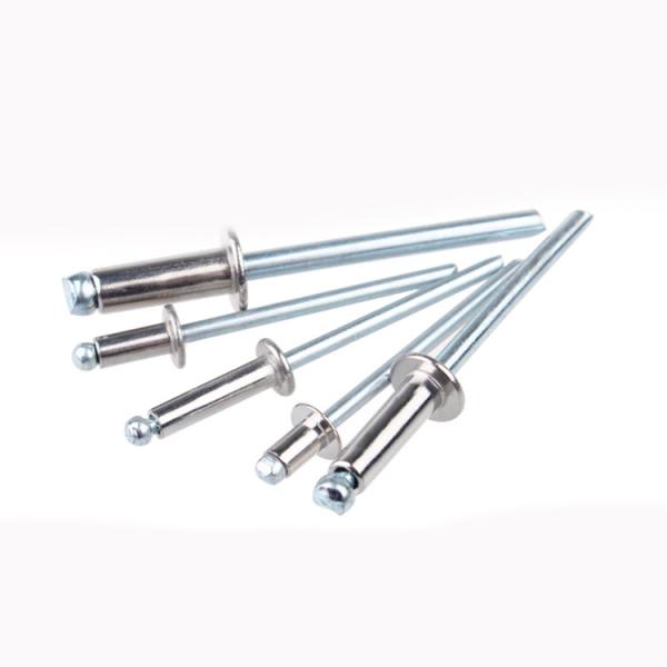 Plain Color Stainless Steel Waterproof Blind Rivet Standard Size