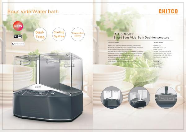 Sous Vide Immersion Circulator and  Slow Cooker GK-P201