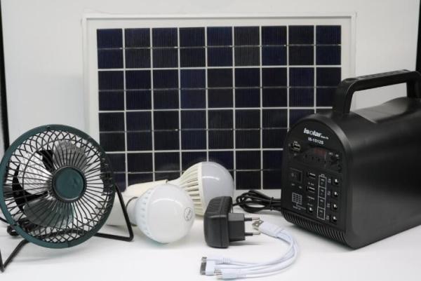 30W  hot sells solar energy home power system emergency lighting kits with mp3 and radio for Africa