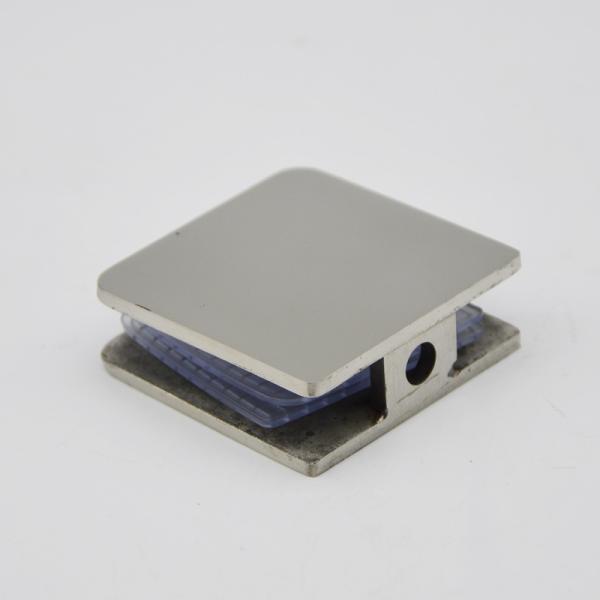 Stainless steel Glass Clip 0 degree RS2304, 45X45mm, thickness 3mm, 4mm, SS201 satin, mirror, golden, black