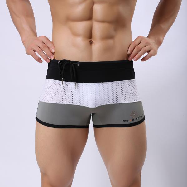 Anti-Bacterial Men Mesh Shorts Disposable Swimming Clothing Mesh Boxers